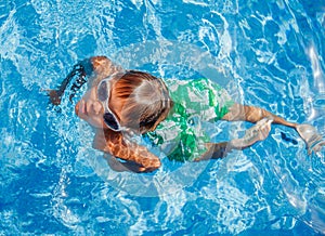 Boy in the pool