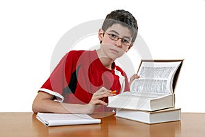 Boy reading