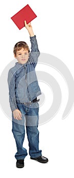 Boy represent letter i