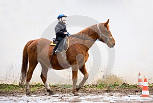 Boy Riding School
