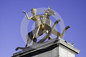 Boy on Rocking Horse on the forth plinth