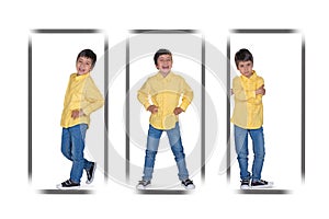 The boy's portraits