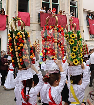 Boy s Procession. The Trays Festival. Festa dos Tabuleiros, Tomar. photo