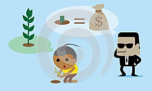 Boy Is Saving the Environment from Capitalist People