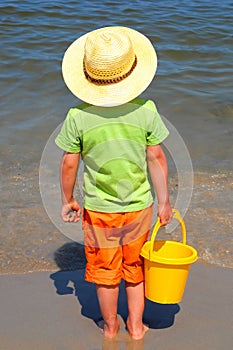 Boy at the seaside