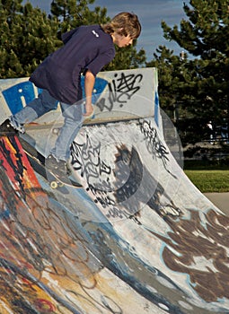 Boy at the Skate Park