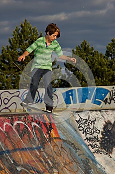 Boy at the Skate Park