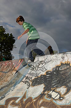 Boy at the Skate Park