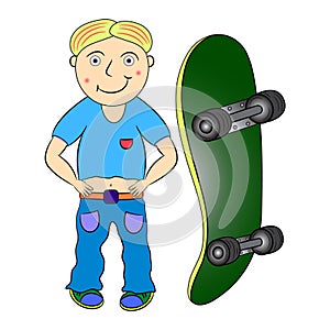 boy skateboard