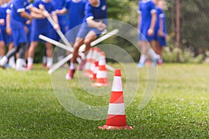 Boy Soccer Player In Training