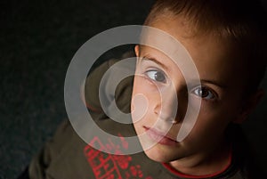 Boy with Strabismus