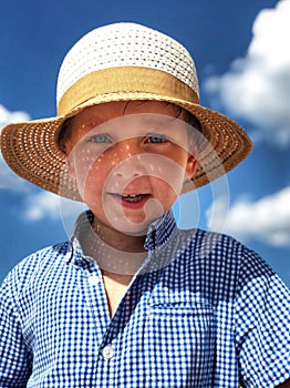 Boy in a Straw Hat.
