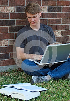 Boy Studying