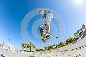 Boy with Stunt Scooter