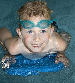 Boy Swimming