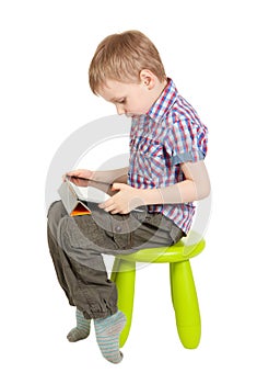 Boy with a Tablet PC