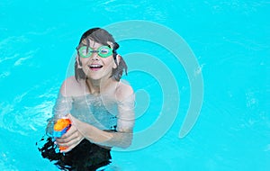 Boy with Water Gun