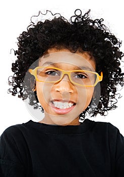 Boy Wearing Eyeglasses