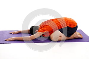 Boy in Yoga Pose