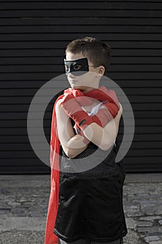 Boy In Zorro Costume photo