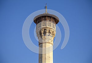 Boyaci mosque minaret at Gaziantep , Turkey