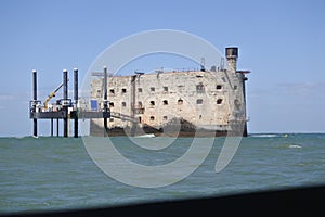 Boyard Ford alone on The Atlantic Ocean nobody can go there, only celebreties for tv show