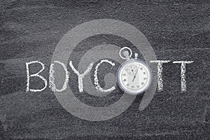 Boycott word watch