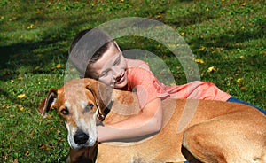 Boyhood and His Best Canine Buddy