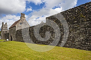 Boyle Abbey Wall Ireland photo