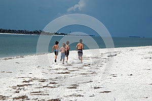 Boys on the beach