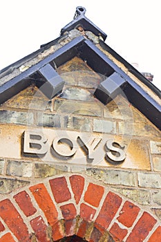 Boys' entrance