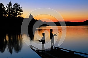 Boys Fishing