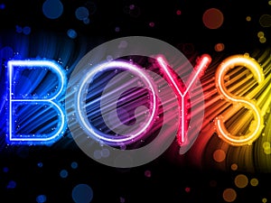 Boys Gay Pride Background photo