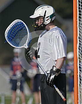 Boys Lacrosse Goalie portrait