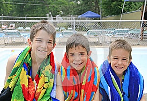 Boys at the Pool