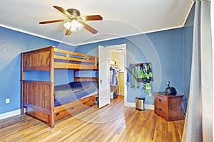 Boys room with loft bed