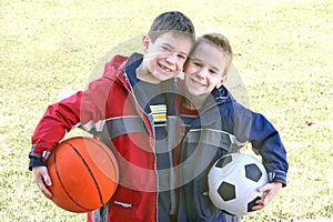 I ragazzi gli sport sfera 