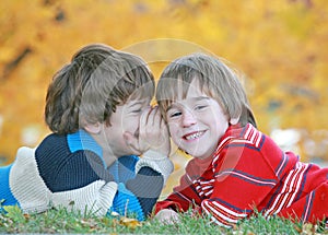 Boys Telling Secrets photo