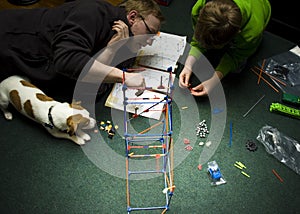 Boys at work photo