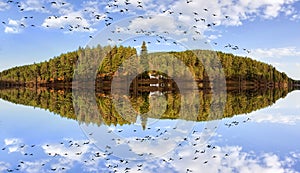 Bozcaarmut lake in Bilecik Turkey