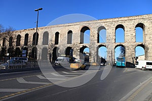 Bozdogan Aqueduct in Istanbul.