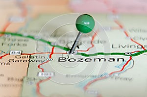 Bozeman city pin photo