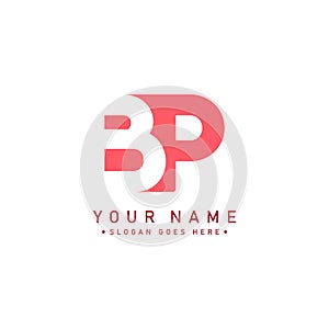 BP Initial Letter Logo - Minimal Vector Logo