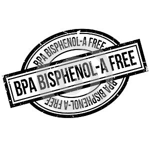BPA Bisphenol-A Free rubber stamp