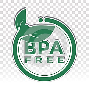 BPA-free bisphenol A stickers and phthalate free flat badge icons for non-toxic plastic labels