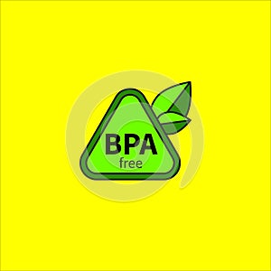 BPA free icon