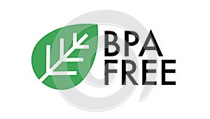 Bpa free label with leaf-no phthalates