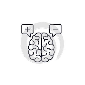 BPD - Borderline Personality Disorder icon showing mental illness design