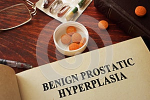 BPH Benign Prostatic Hyperplasia. photo