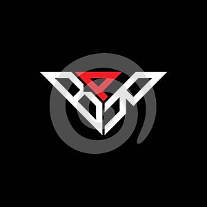 BPR letter logo creative design with vector graphic,